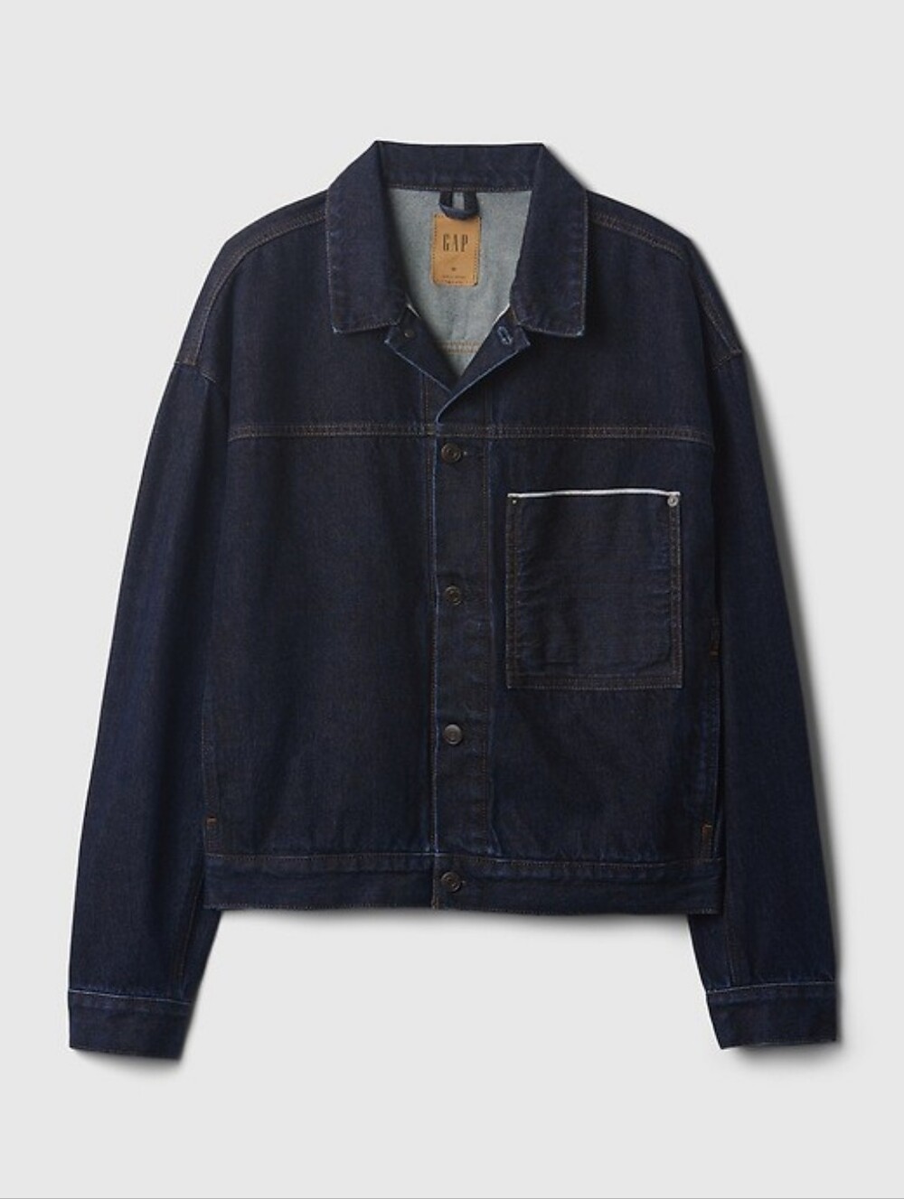 NWT GAP Mens Dark Denim Boxy Oversized Size Large